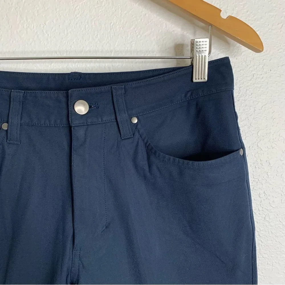 Lululemon Trousers Navy Blue Pants Size 28 - Picture 2 of 4